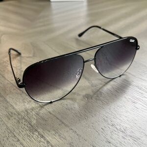 Womens Quay Aviator Sunglasses